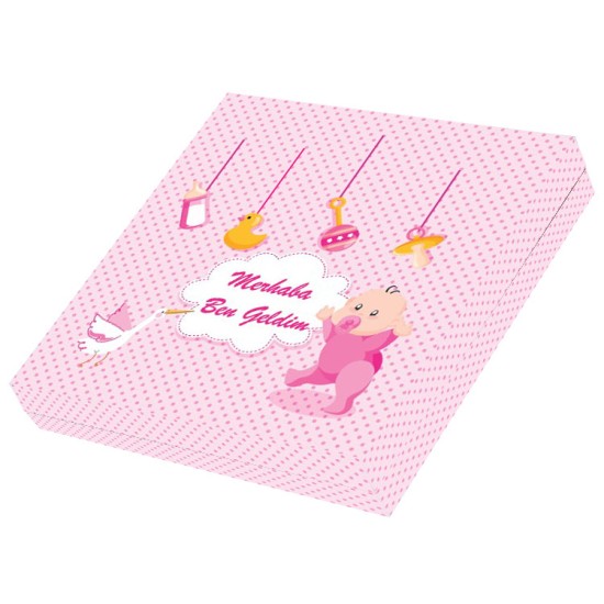 Pralinen & Schokoladenschachtel Rosa - PKL2 - Mytortenland